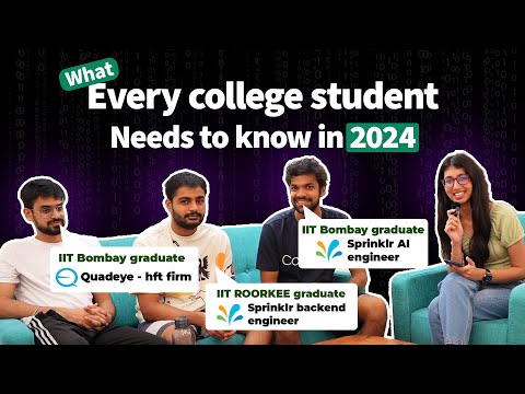 IIT Grads reveal TOP PLACEMENT SECRETS 🤯 | Advice, Get Job in 2024, Salary, Roadmap, Life at IIT