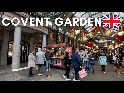 London in Autumn 🚶 30-Minute Stroll Through Covent Garden & West End 🇬🇧 Walking Tour of London