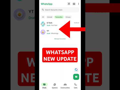 WhatsApp New Update | Message Draft | New WhatsApp Update | WhatsApp New Update 2024