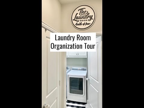 🧺Laundry Room Organization Tour 🧺