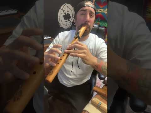 Native American style flew in the key of a made by High Spirits Flutes