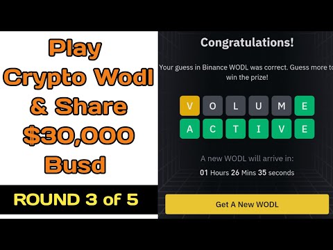 Binance crypto wodl complete answer today || Binance crypto world 6 letters | Share 30,000 busd