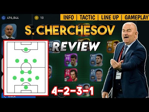 S. CHERCHESOV 4231 MANAGER REVIEW | NEW RUSSIA NATIONAL TEAM MANAGER | PES 2021 MOBILE