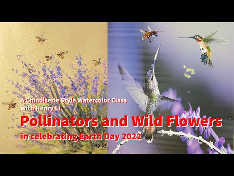 Dyker Presents: Celebrate Earth Day #PlantWildflowers Chinoiserie Painting with Henry Li 04/23/2022