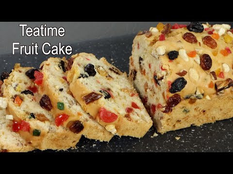 Soft & Fluffy Teatime Fruit Cake Recipe | Easy Tea Time Fruit Cake