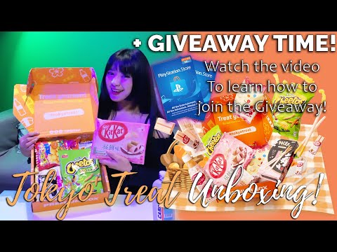 GIVEAWAY TIME!! + TOKYO TREAT PREMIUM Unboxing + Snack Taste Test | Sachi Gomez