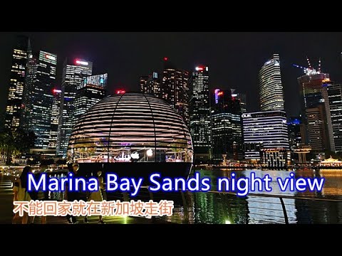 不能回家就在新加坡走街/Marina Bay Sands night view/濱海灣金沙夜景