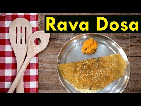 Instant Rava Dosa Recipe with Groundnut Chutney |Instant Rava Dosa | Instant Rava Dosa Recipe