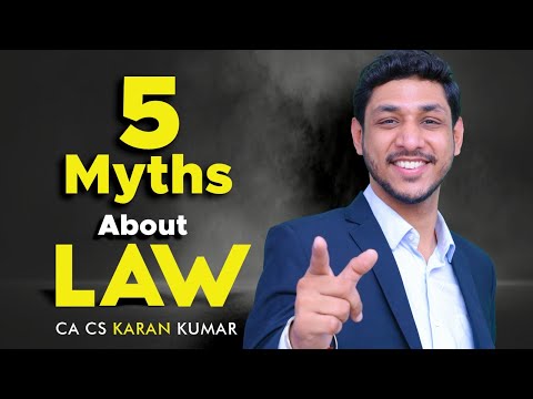 5 Major Myths About Law | BB VIRTUALS| CA CS KARAN KUMAR| CA AKASH KANDOI