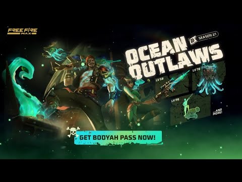 Free Fire Booyah Pass Season 21 Ocean Outlaws September 2024