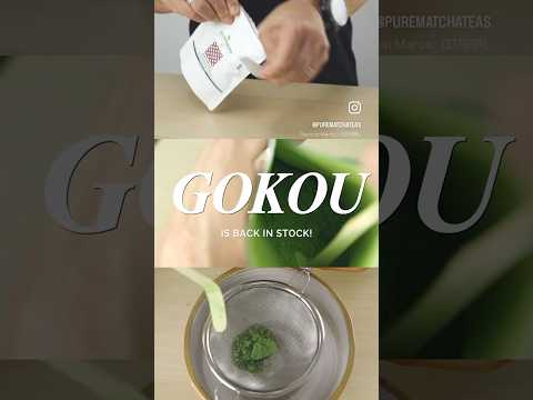 Rare Gokou Matcha - Back In Stock #ceremonialmatcha #gokou #purematcha #matcha