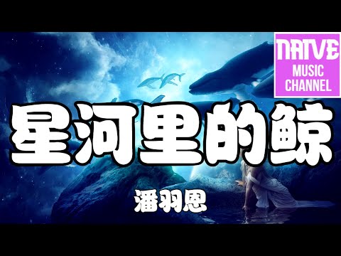 潘羽恩 - 星河裡的鯨【你是墜落星河的鯨，你是宇宙的眼睛】【2021抖音歌曲】動態歌詞 | 完整版