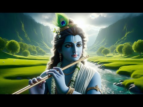 Krishna's Flute: Calming Tunes for Deep Relaxation, Stress Relief , Sleep Music, Meditation Music