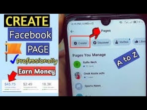 কিভাবে Facebook Page খুলে টাকা ইনকাম করবেন?how to create Facebook page and earn money2023.