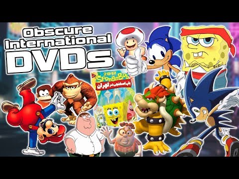 Bizarre International DVDs From Around The World - SpongeBob, Mario, Sonic & More!