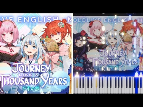 「Journey Like a Thousand Years」hololive English -Myth- Original Song - Piano Cover【ホロライブEN神話】ピアノ