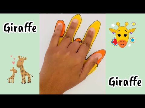 Animals Drawing/Palm Art | How to Draw Animals| 4 Types of Animals | Easy Drawing For Kids/Beginners