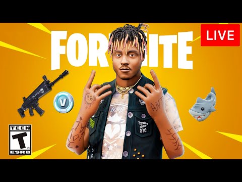 🔴 [LIVE] *NEW* FORTNITE UPDATE! (JUICE WRLD)