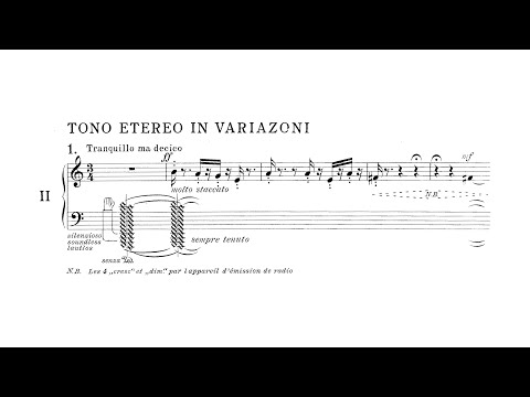 Geirr Tveitt - Piano Sonata No. 29, Op. 129, "Sonata Etere"