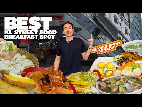 EPIC KL Breakfast Tour at ICC PUDU! | SUPER AFFORDABLE STREET FOOD - We Spent Less Than $50?!