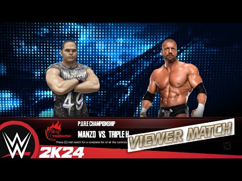 WWE 2k24 Peoples Choice - No DQ - Manzo VS Triple H