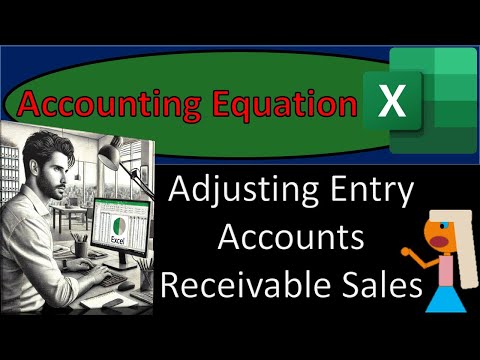 Adjusting Entry Accounts Receivable Sales 10260 Accounting Equation - Excel