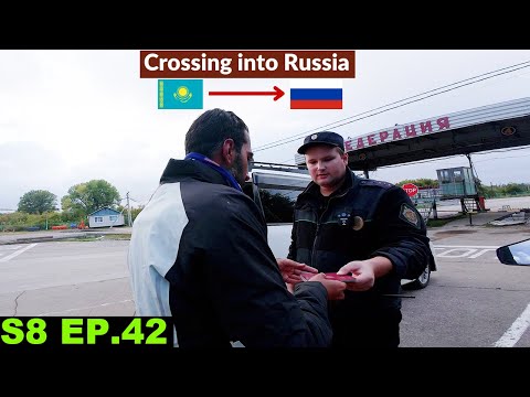 Crossing into Russia 🇷🇺 was Scary and Extremely Difficult S8 EP.42 | Pakistan to Japan Motorcycle