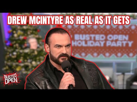 Drew McIntyre "I Don’t Give A F**k" Mic Drop Promo | Busted Open Holiday Party