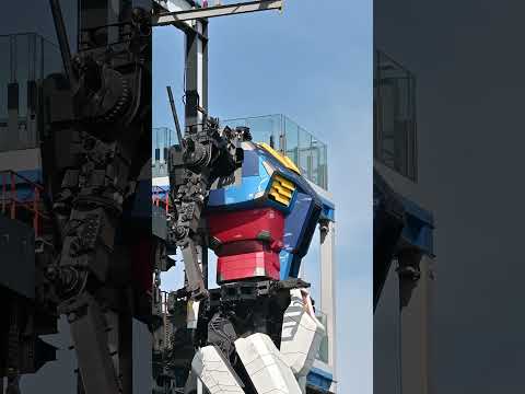 【4K】横浜ガンダム解体中 #shorts