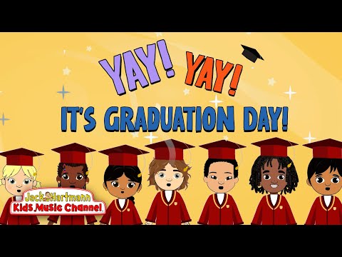 Yay, Yay It's Graduation Day! | Animated Version | Jack Hartmann