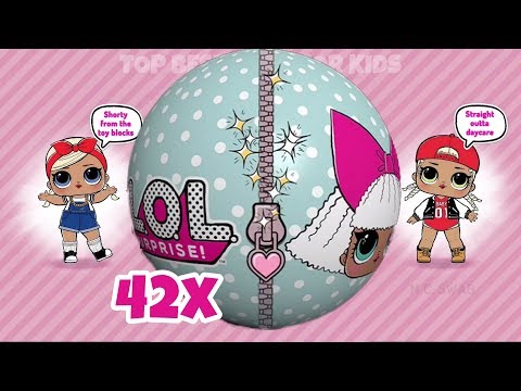 42X ❤️ LOL Surprise Dolls Balls Opening ❤️ L.O.L Surprise Ball Pop Game App for Kids