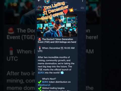Drx Listing 17 December    Good news❤️.