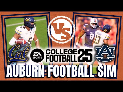 Auburn vs. Cal Week 2 Simulation | COLLEGE FOOTBALL 25