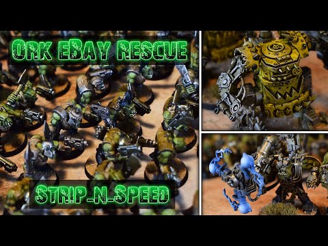 #ORKTOBER - eBay Rescue!  About 300 Ork models, strip-and-speed in a week