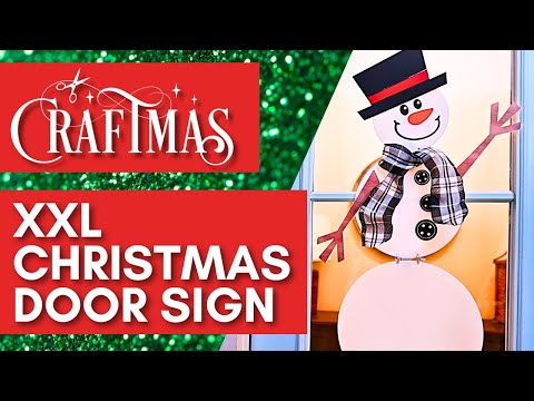 DIY Acrylic Door Hanger - Easy Cricut Christmas Tutorial: Craftmas 2023 Day 2