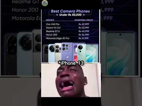 BEST CAMERA PHONES UNDER 5OK || CAMERA PHONES || IPHONE MEME || REALME GT 6