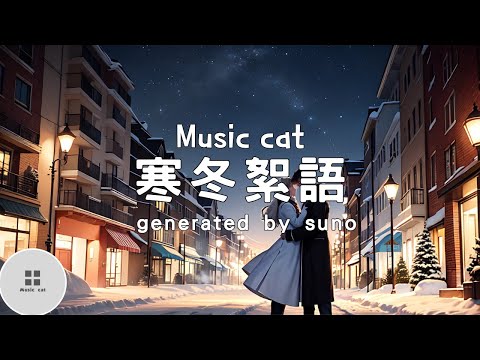 寒冬絮語-generated by suno《你的聲音在耳邊回蕩》Music cat音樂《全字幕》