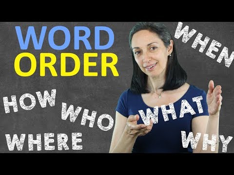 Word Order - Statements | English Grammar Lesson | B1-Intermediate