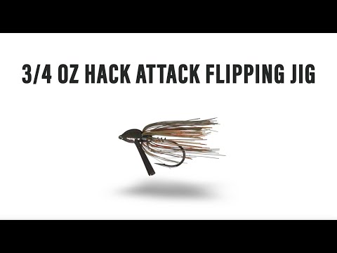 Strike King Hack Attack Flipping Jig 3/4 oz - Product Features