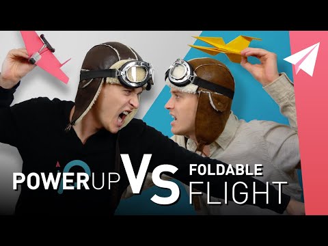 Foldable Flight VS PowerUp! The Future of Paper Airplane Content (Plus Channel News)