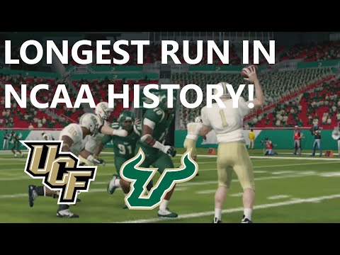 LONGEST RUN IN NCAA FOOTBALL HISTORY! NCAA Football 14 Road To Glory Series S4E10