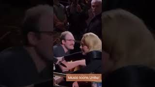 Adele & Celine Dion’s Heartwarming Moment❤️ #Adele #CelineDion #viralvideo  #ViralMoment