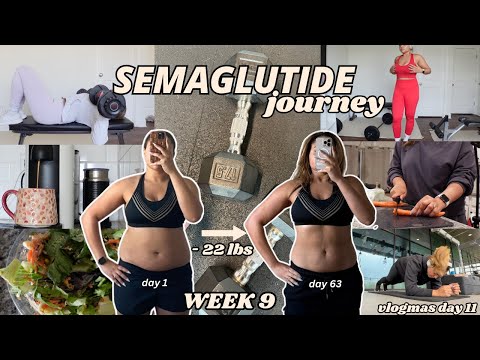 SEMAGLUTIDE JOURNEY *week 9* // At my lowest weight in 4 years, lots of workouts + feeling GREAT!