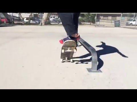 Skateboarding in Socks