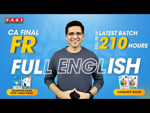 CA Final FR Full English Batch Details & Demo Lecture