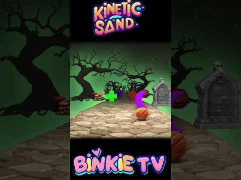 👻 Learn Colors with Spooky Ghosts & Shapes in Kinetic Sand! 🎨✨ #kineticsand #halloween