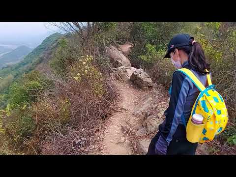 【旗靈縱走】2-靈山-高雄旗山-"旗尾山"、美濃"靈山"縱走，沿途拉繩、攀岩、走陵線媲美北部"五寮尖"中部"鳶嘴山"，壯觀景致絕美視野~旗靈縱走之靈山