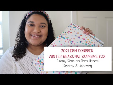 IS IT WORTH IT?! | Unboxing the Erin Condren Winter Seasonal Surprise Box