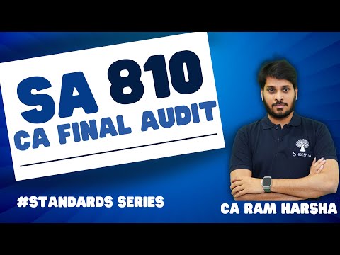 SA 810 | REPORT ON SUMMARY FINANCIAL STATEMENTS | CA FINAL AUDIT SERIES