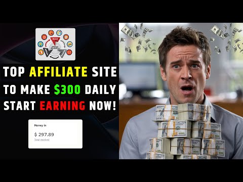 BEST Affiliate Website to Earn $300/Day ! | Best Online Earning Website | us dollar earning website